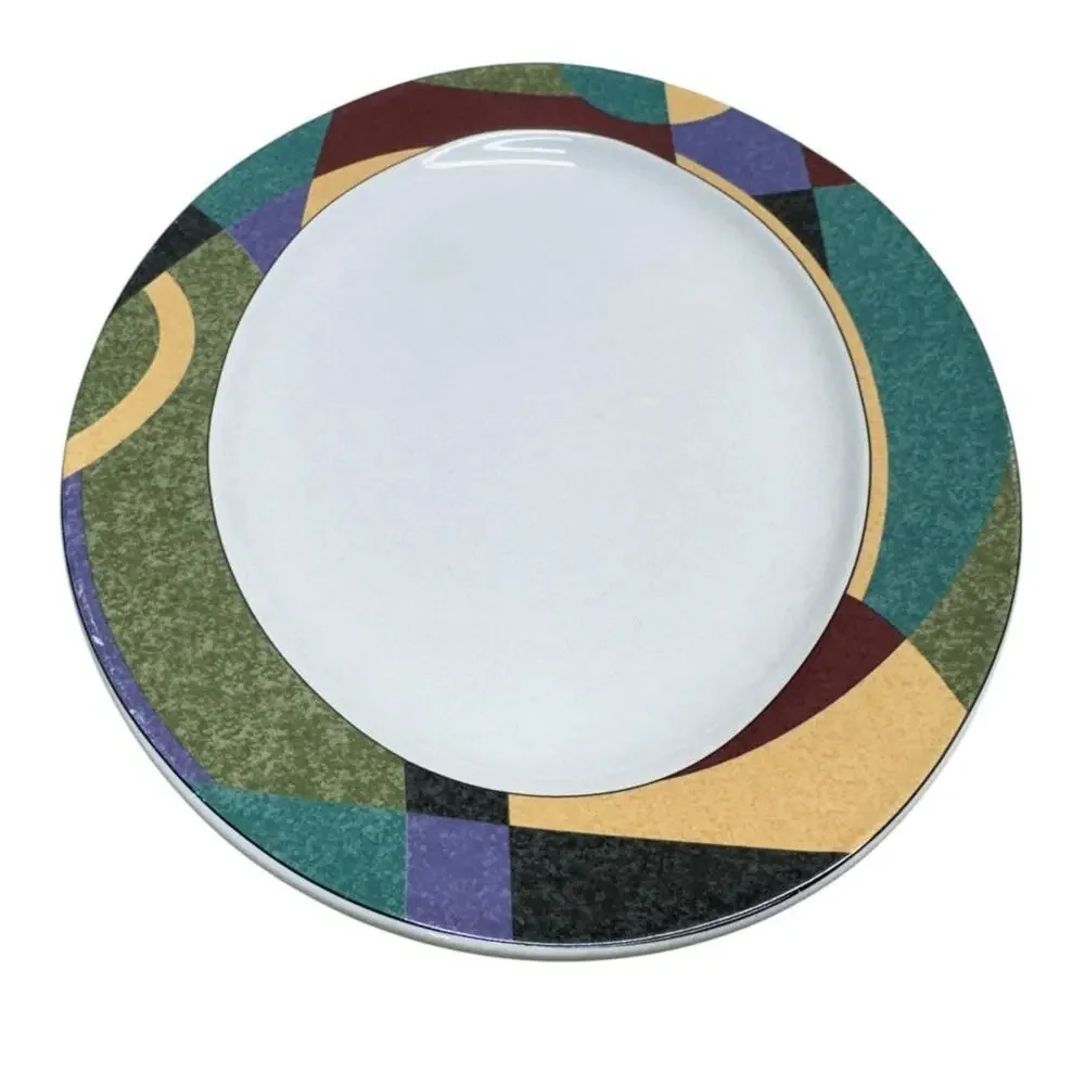Vintage Studio Nova Impulse 14 in Oval Serving Platter Tray Y2262 Geometric